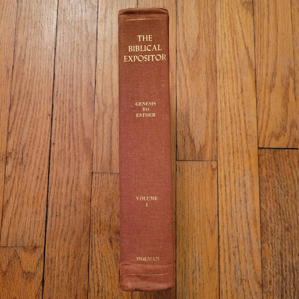 Biblical Expositor Volume 1 Genesis to Esther Hardcover First Edition 1960 Study